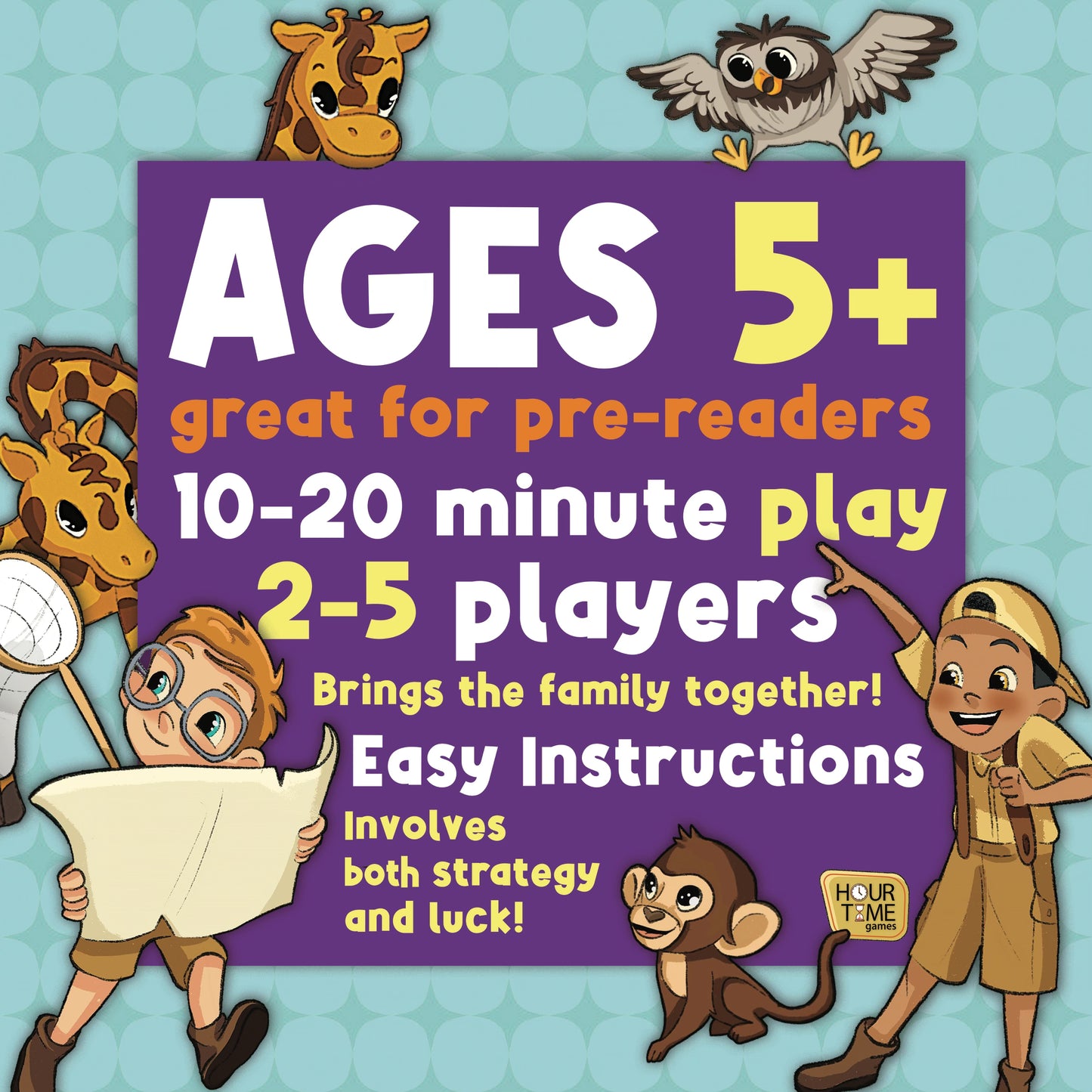 Keeper Chaos - A Zoo-Themed Adventure & Strategy Board Game for Kids, Adults, & Family Game Night, Zoo Gift for Pre-Readers & Kids Ages 5+, Fun Family Board Games for 2-5 Players