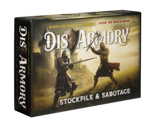DisArmory- A medieval themed card game for ages 12+, 2-5 Players, 15-30 Minutes,