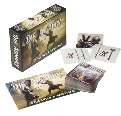 DisArmory- A medieval themed card game for ages 12+, 2-5 Players, 15-30 Minutes,